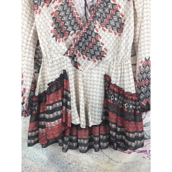 Free People Sheer Boho Tunic -fun festival nights! - Picture 3 of 7